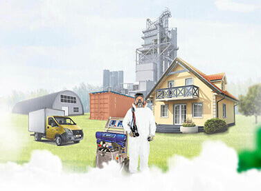 Теплоизоляция пенополиуретаном объектов любой сложности в Карелии