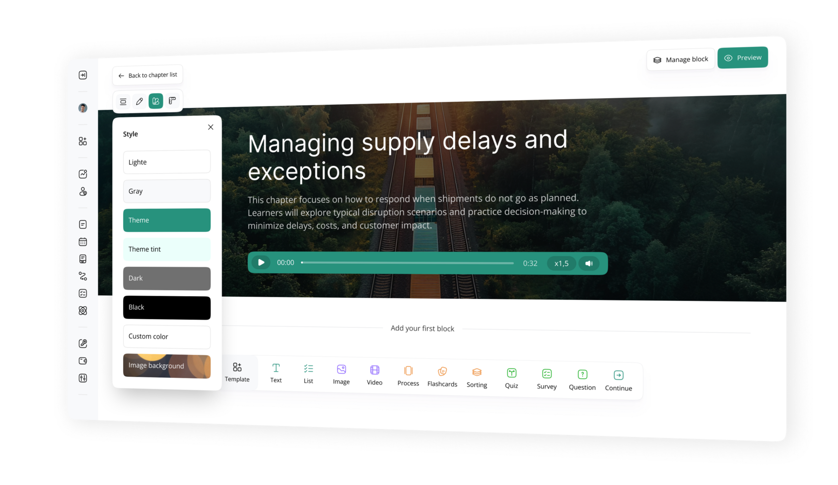 Evolve Studio - Enterprise-grade course authoring