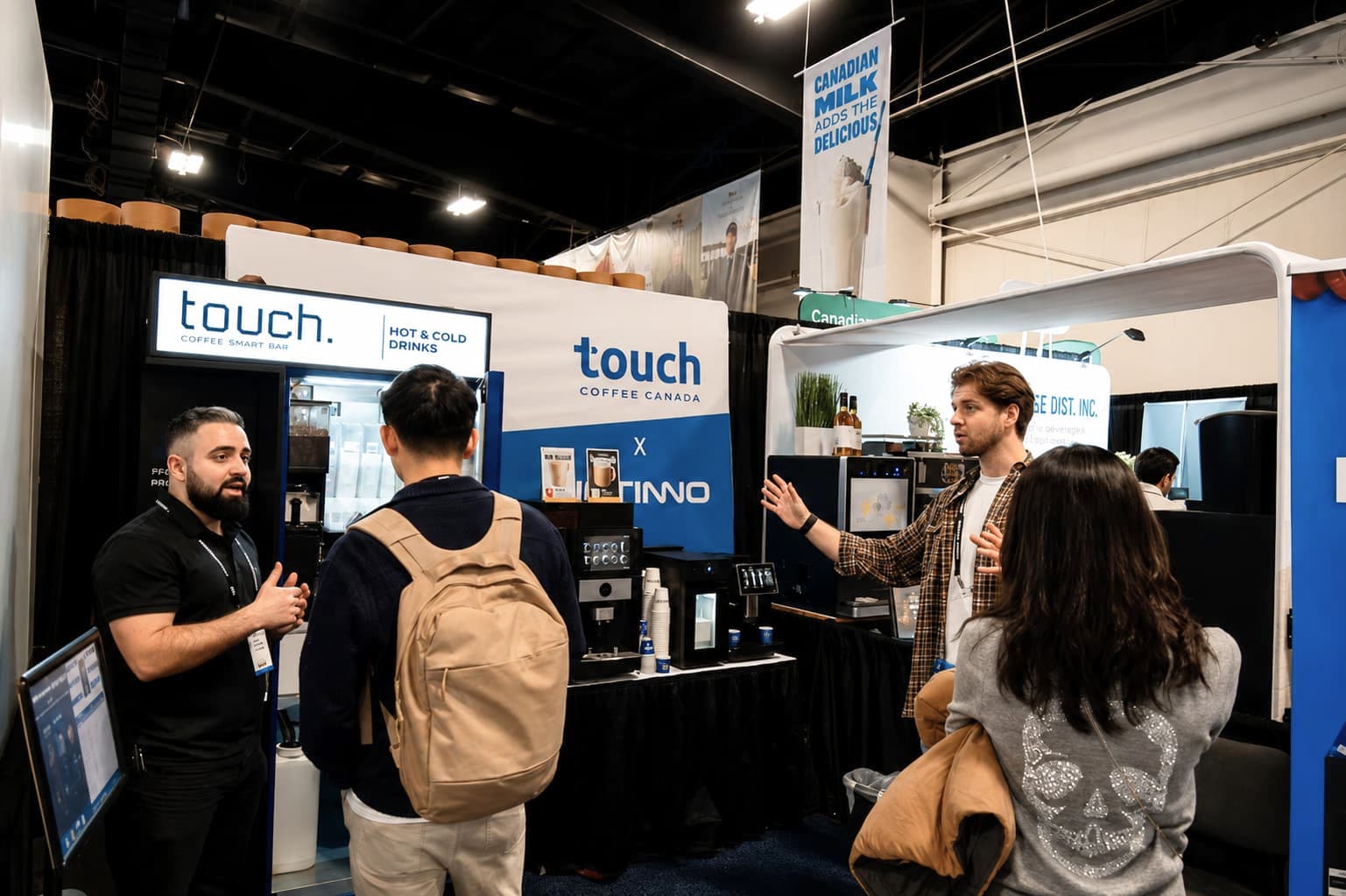 International Franchise Expo in New York Touch Coffee automated coffee bar