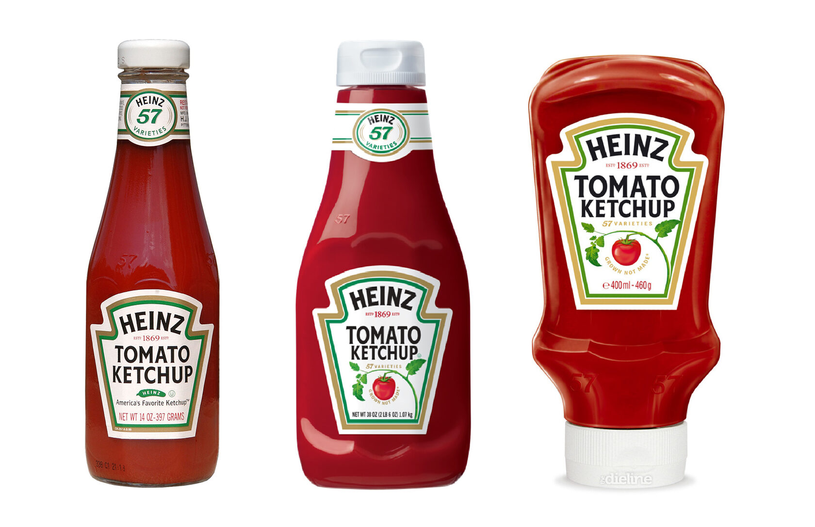 la bottiglia di Heinz