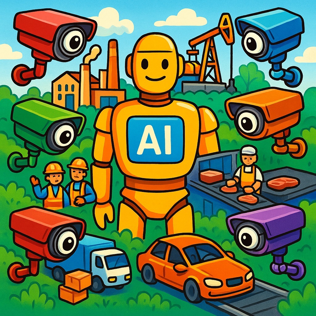 видеонаблюдение в промышленности