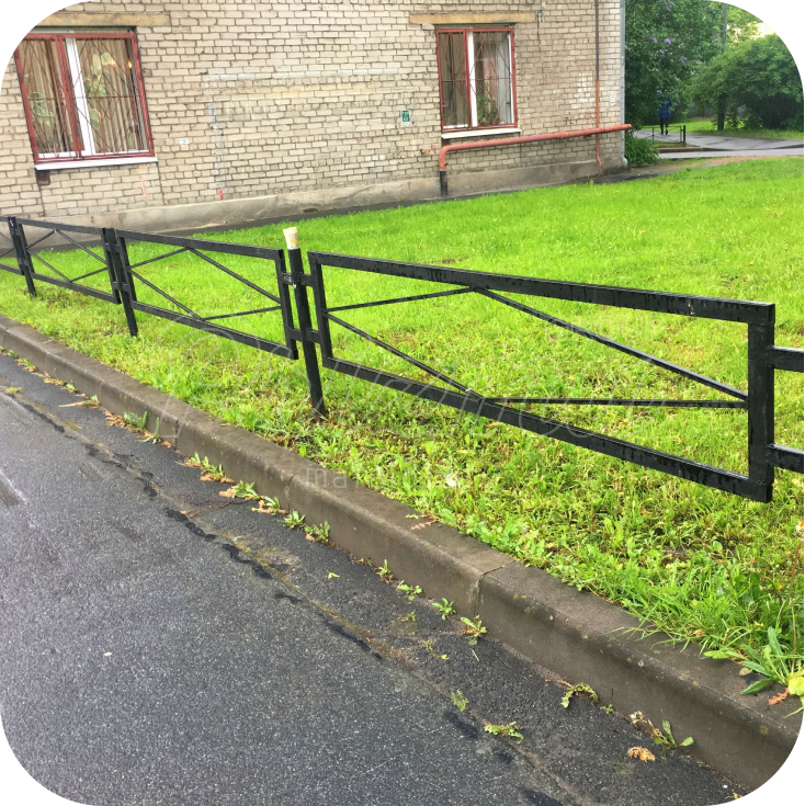 Металлические заборы и ограждения на заказ Гефест