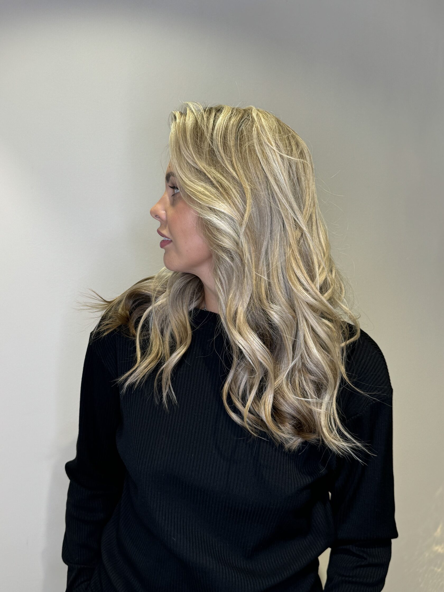 Блонд после мелирования