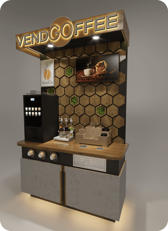 Купить вендинговые кофейные аппараты для бизнеса от производителя VendGo