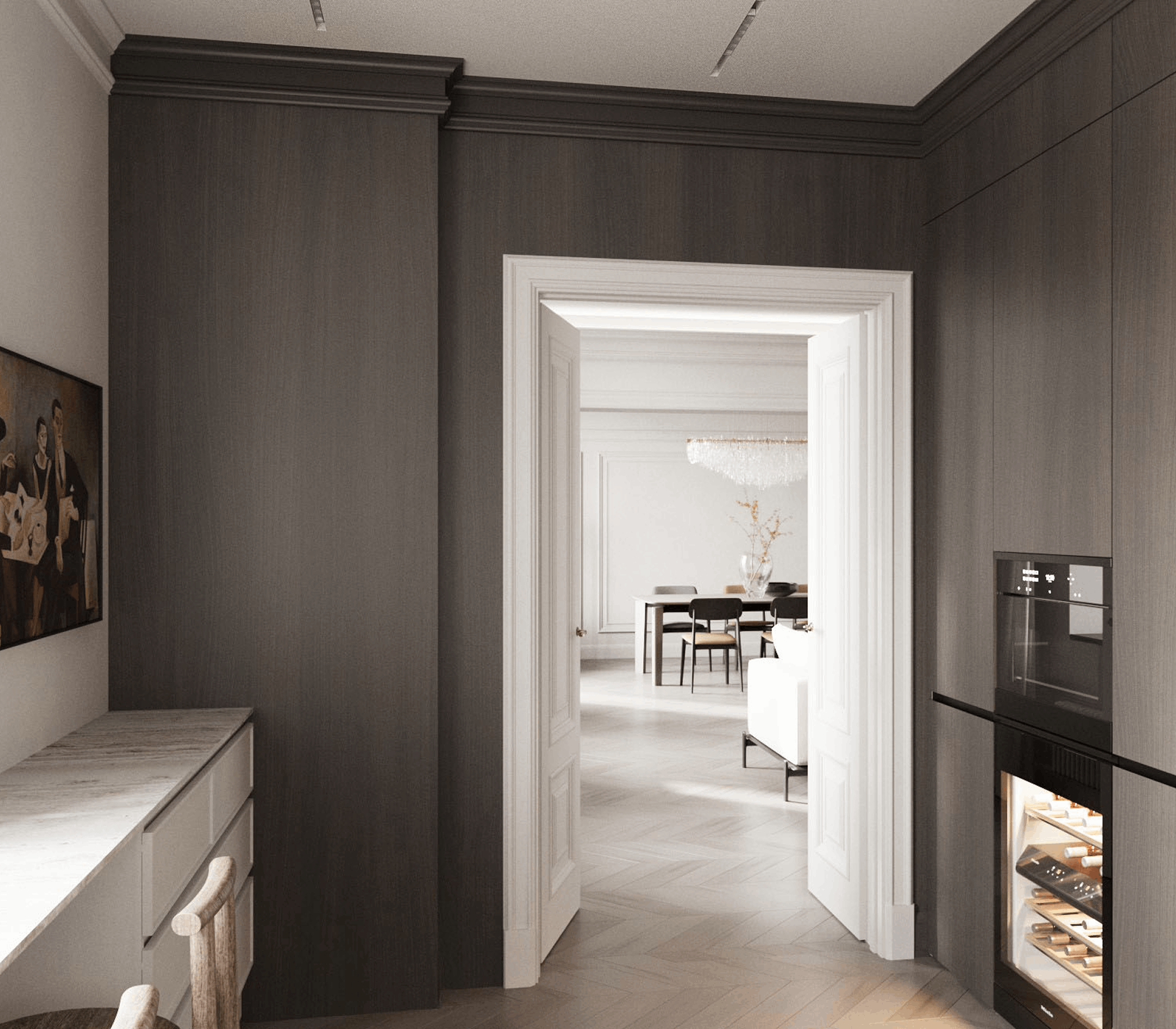 кухня в стиле минимализм