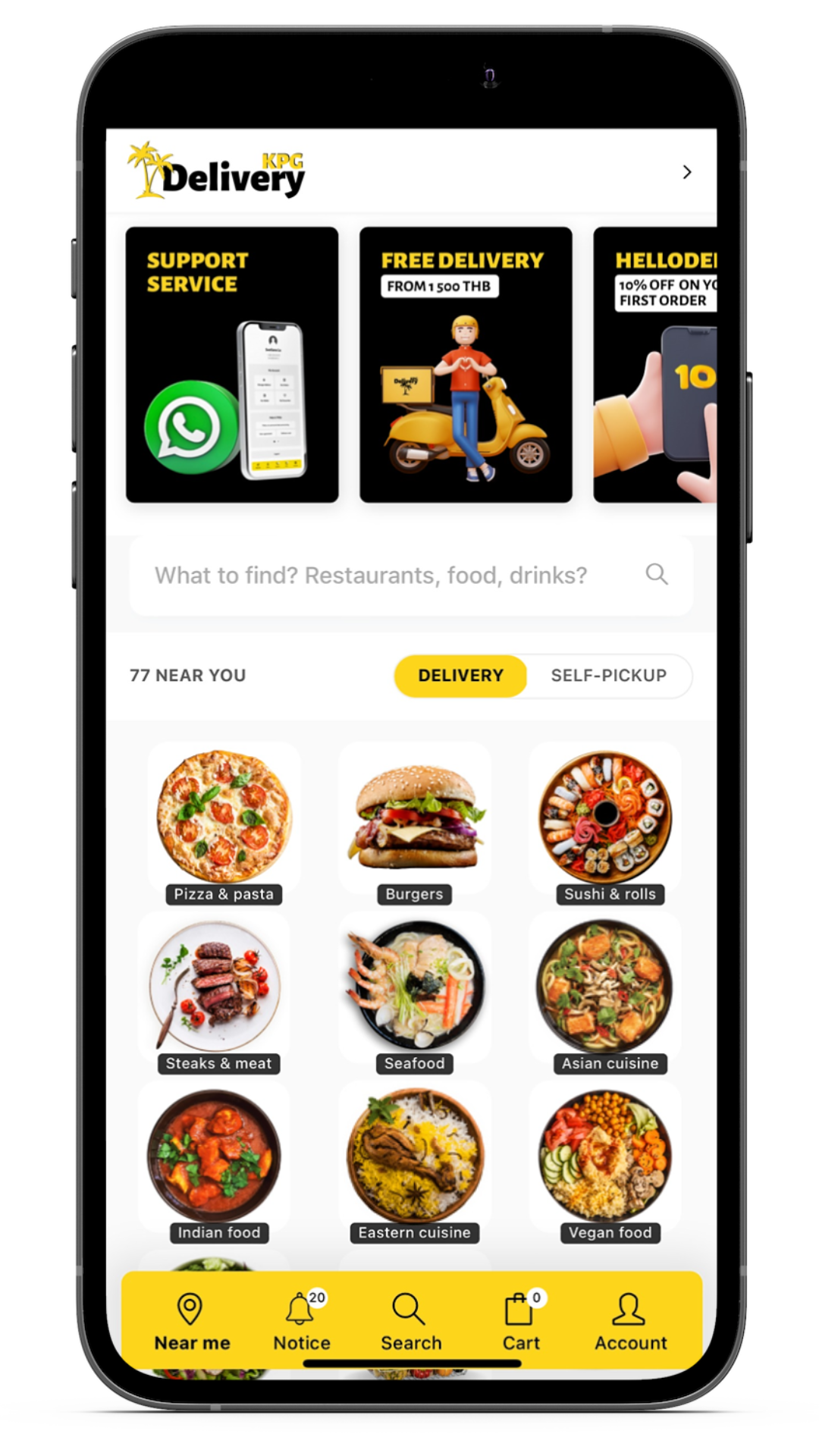 Easy to start, impossible to stop ... ... order food via Delivery KPG