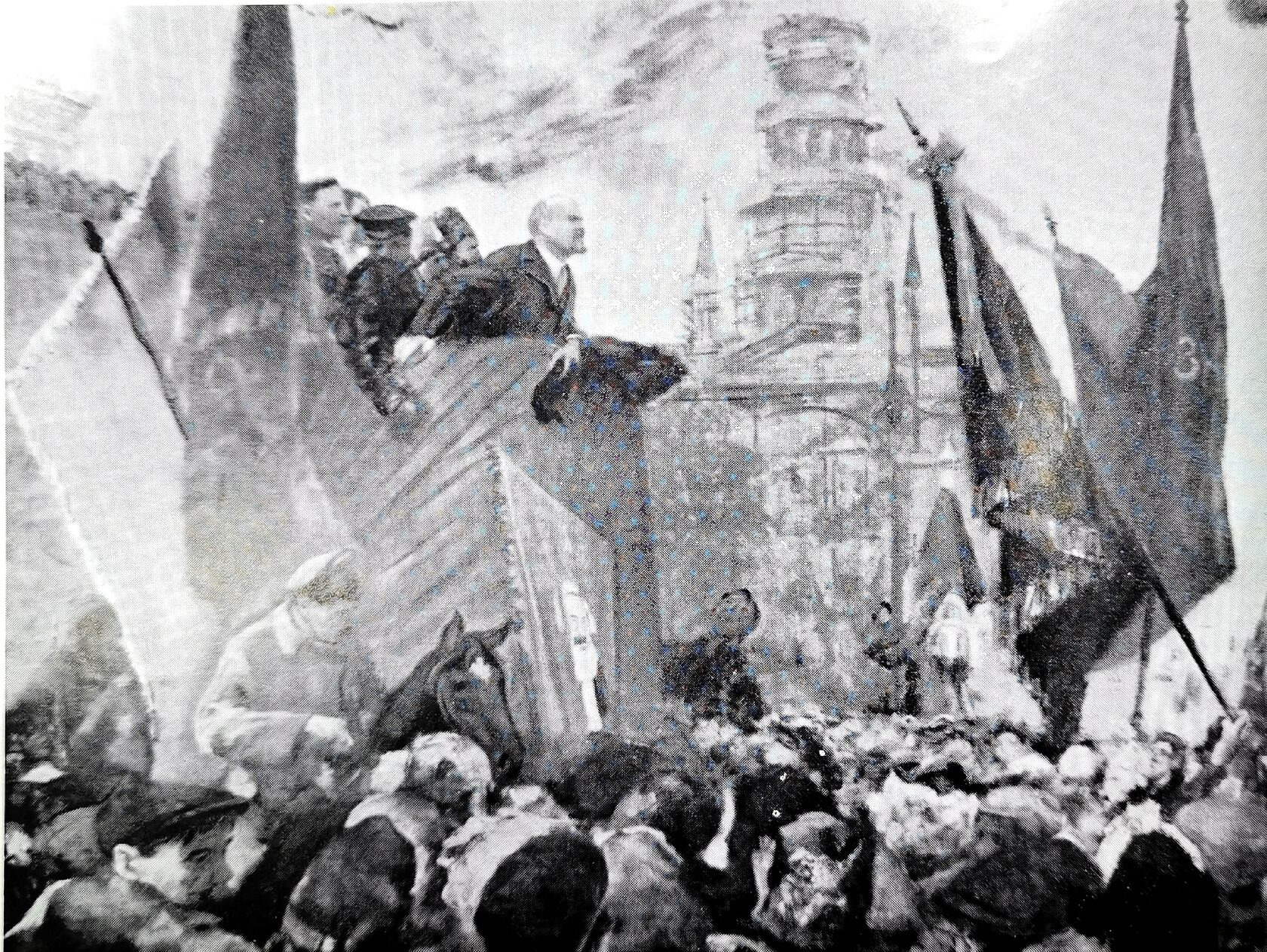 Владимир Ильич Ленин на Красной площади, 1932 г.