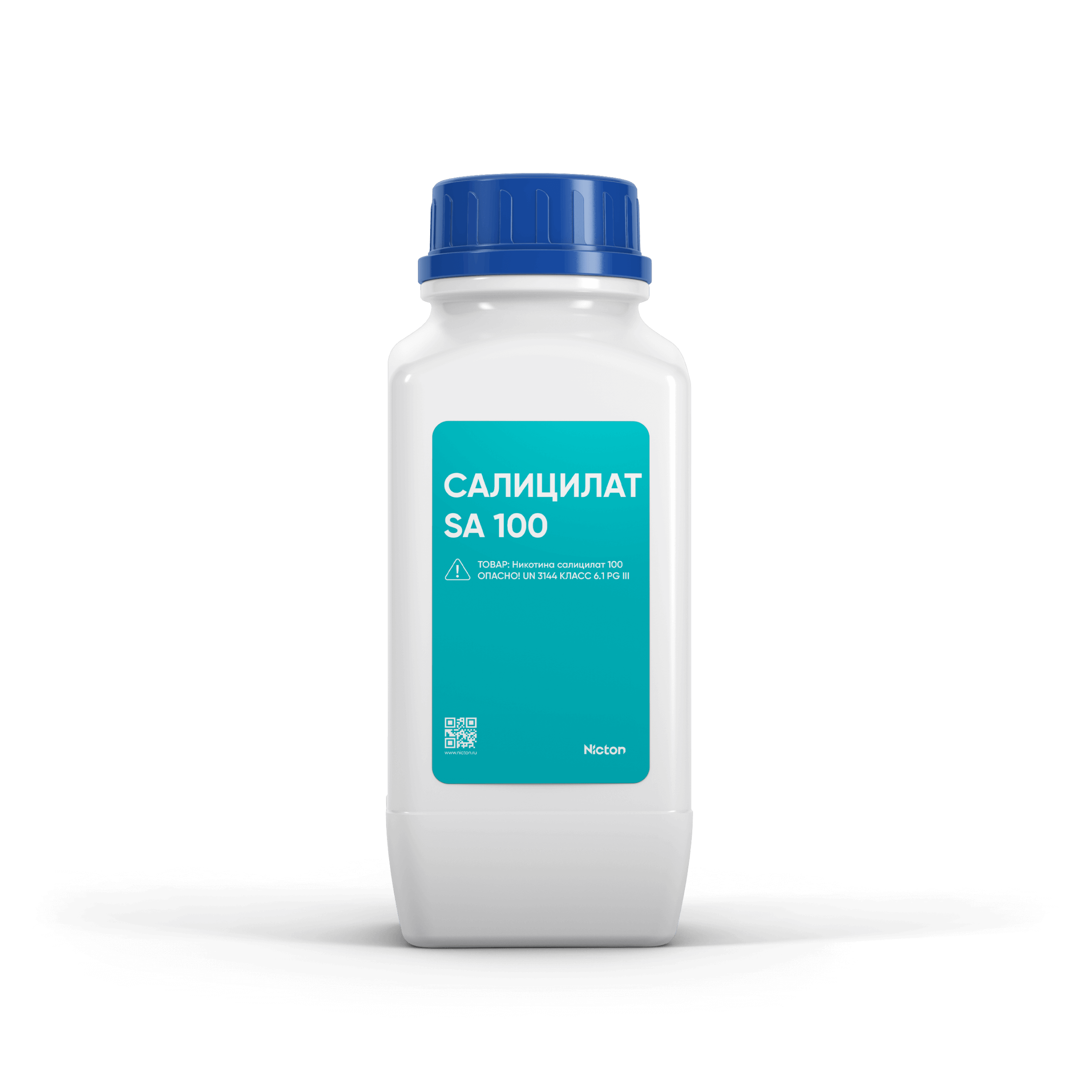 Никотин Nicton, солевой PG, SA (салицилат), 100 мг/г, 1000 мл, Россия ...