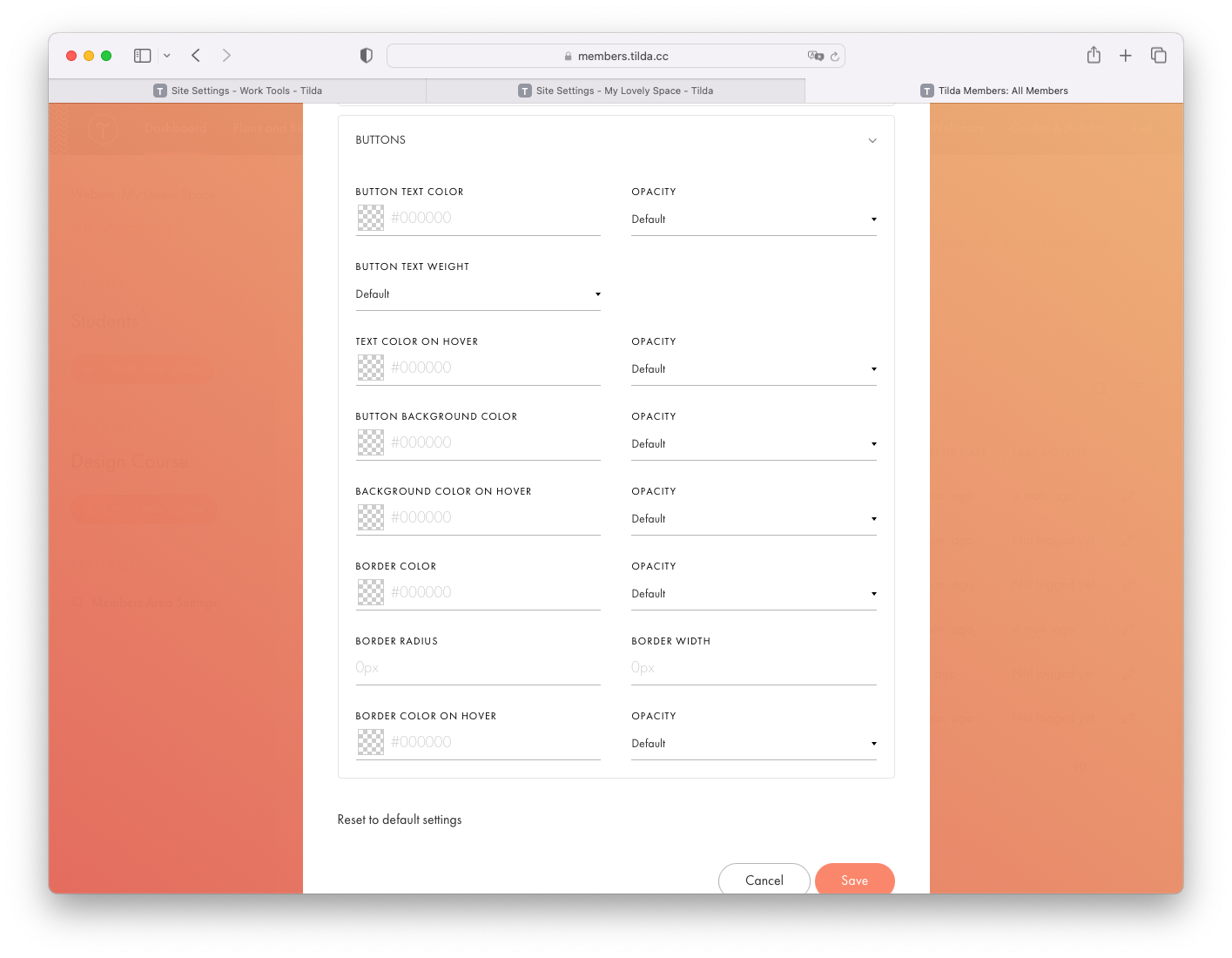 How To Manage Memberships And User Accounts │ Tilda Help Center
