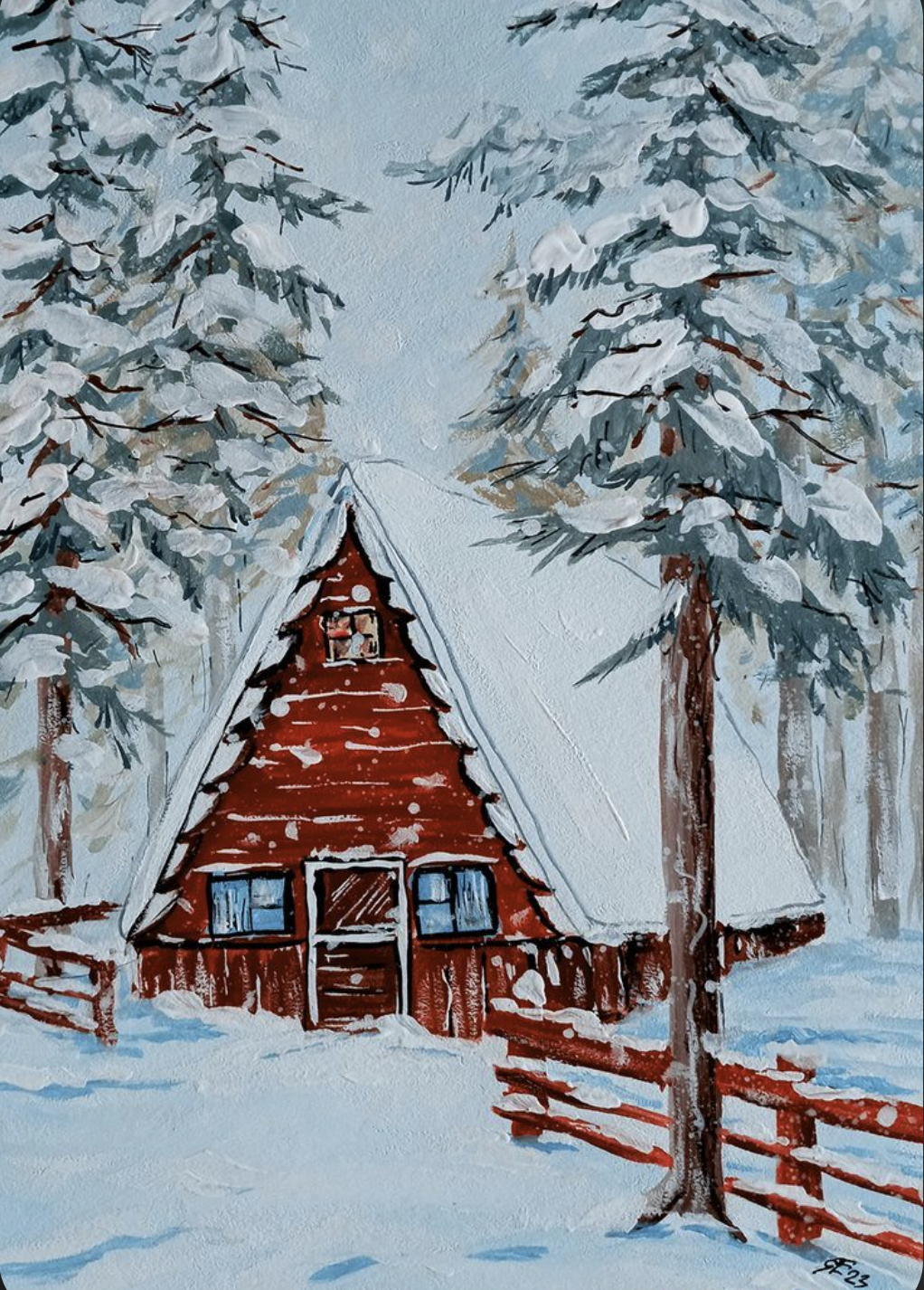 Зимние рисунки