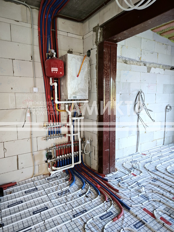 Монтаж газового котла в зоне кухни