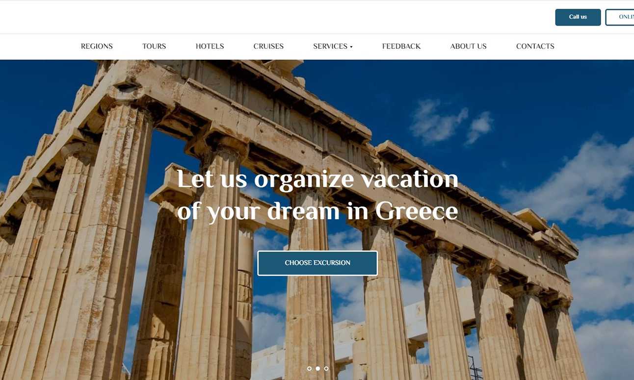 Open Greece company is your reliable travel partner Main page