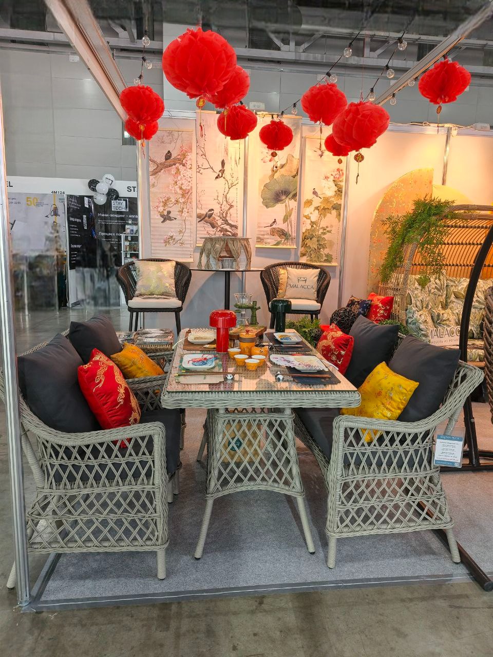 Мебель из искусcтвенного ротанга от бренда Malacca