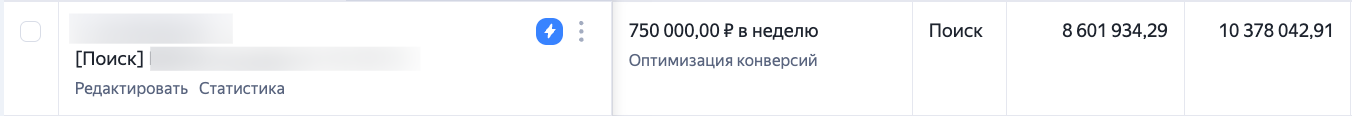 Кампания бренд плюс конкурент
