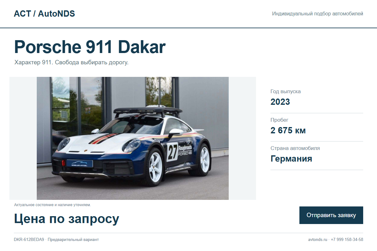 Porsche 911 Dakar DKR-612BEDA9