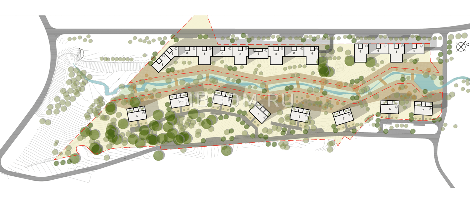 Жк юдинский красноярск. Резиденции Сколково генплан. Генплан коттеджного поселка США. Генплан коттеджного поселка в автокаде. Генплан курортного поселка.