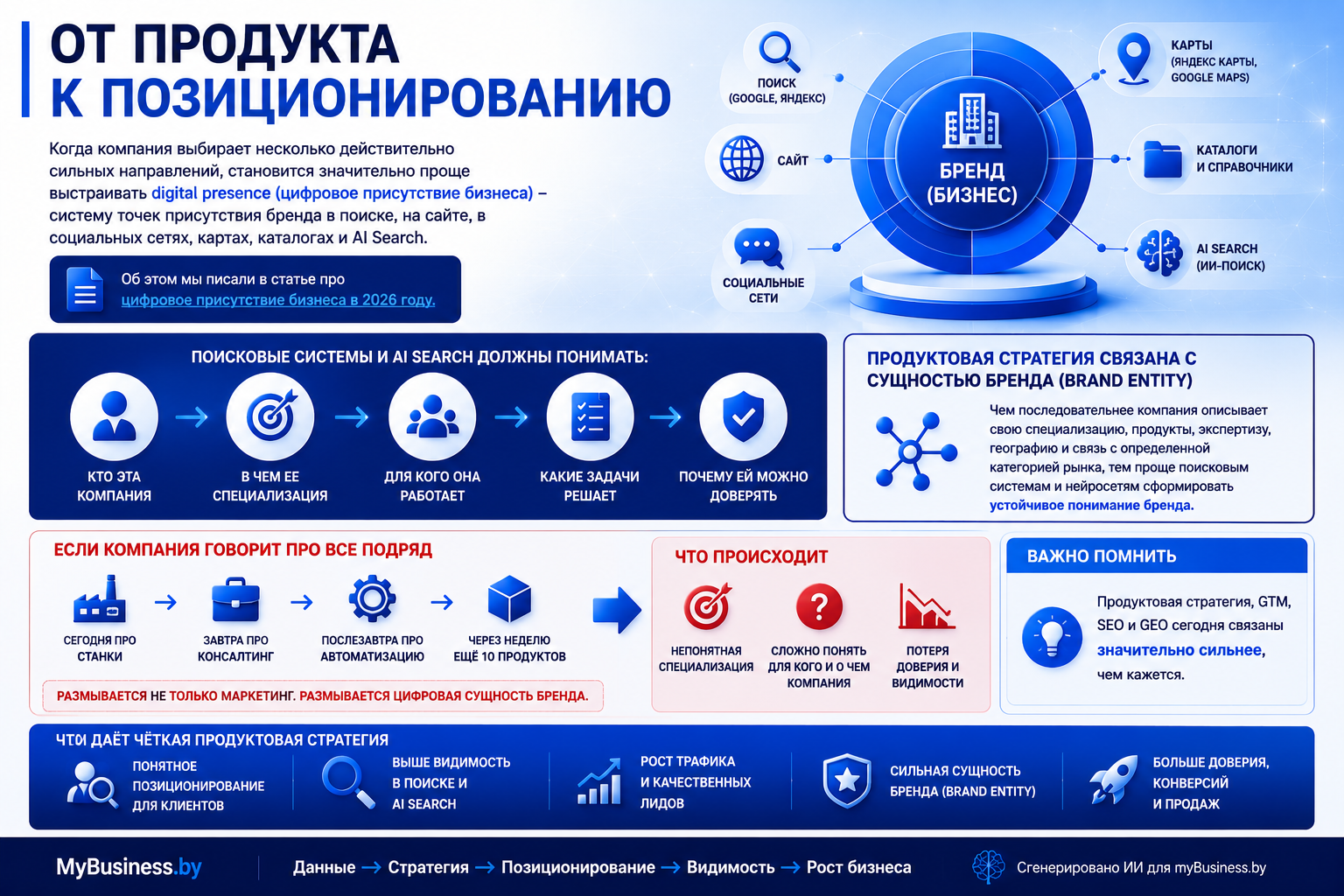 От продукта к позиционированию: GTM, Digital Presence, Brand Entity, SEO и GEO