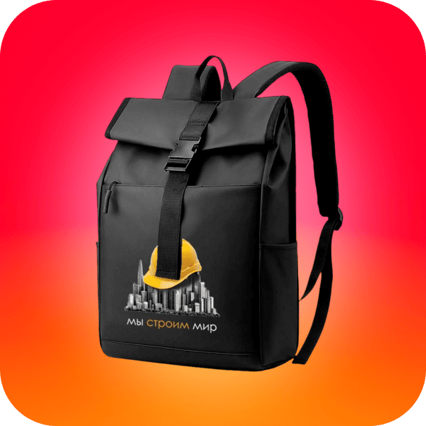 Городской ролл-топ рюкзак