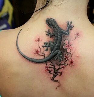 Ящерица: значение татуировки у женщин и мужчин, фото, эскизы, где сделать тату ящерицы
