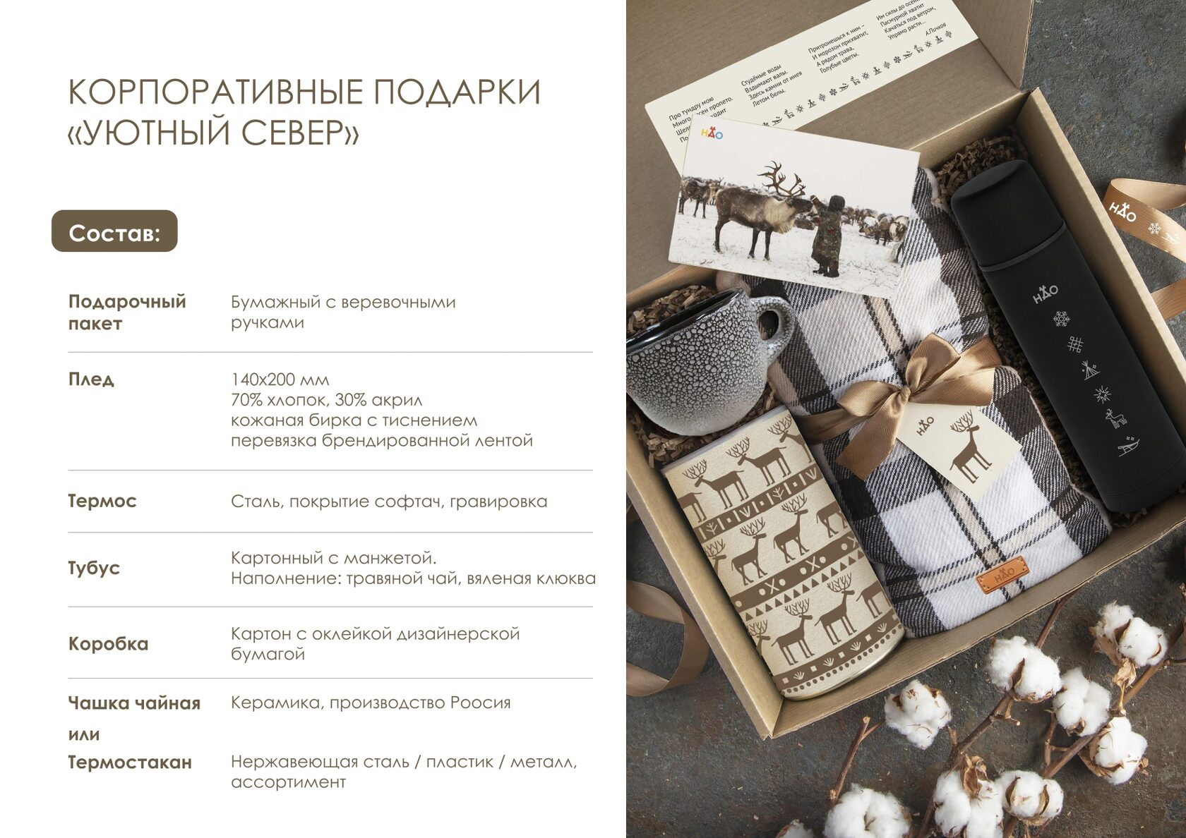 Корпоративный подарочный набор «Тёплый вечер»