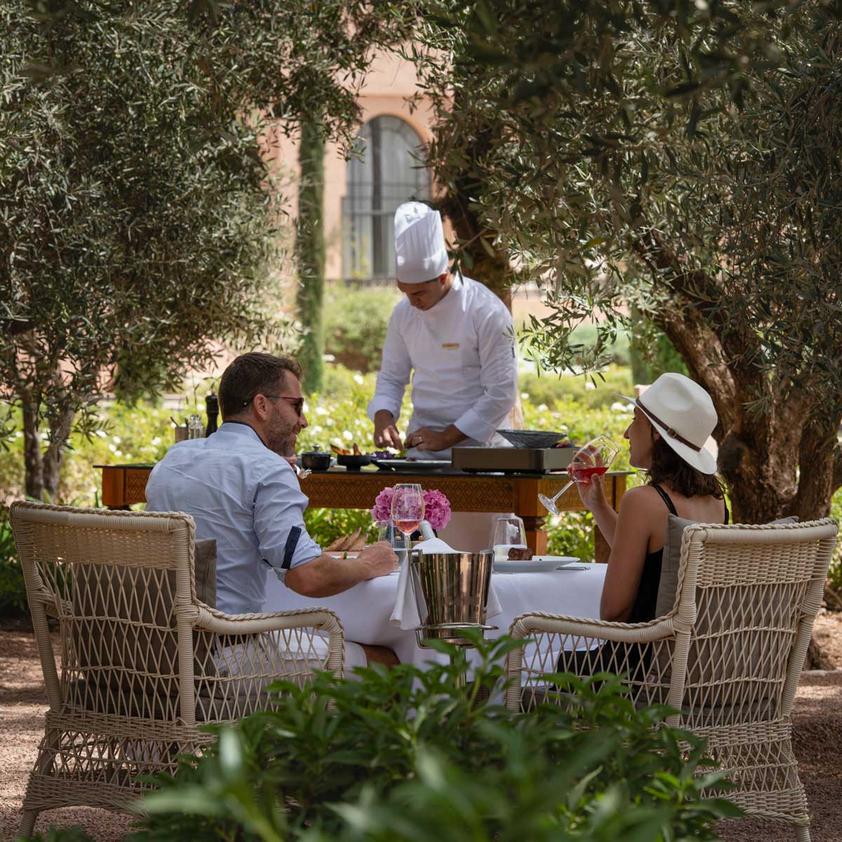 На фото: отель The Oberoi Marrakech в Марракеше, Марокко