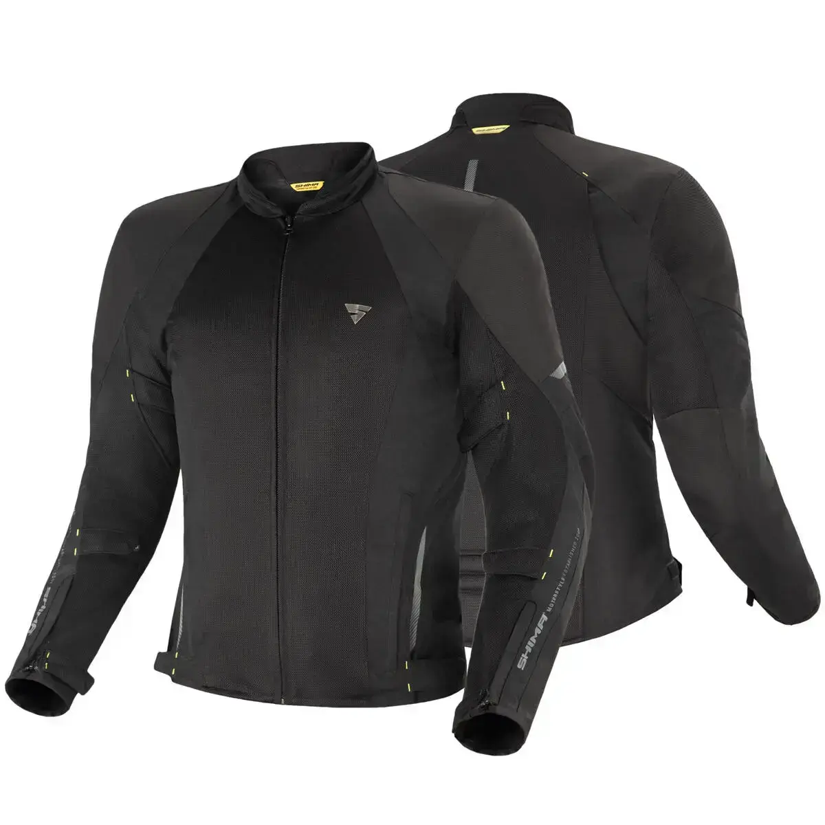 Универсальная мотокуртка SHIMA Jet Men Black, чёрный — примерка в магазине на Лиговском