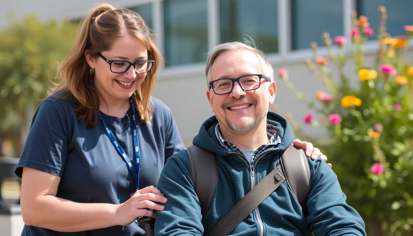 Begleitung junger Menschen mit Behinderungen bei der Arbeitsplatzsuche