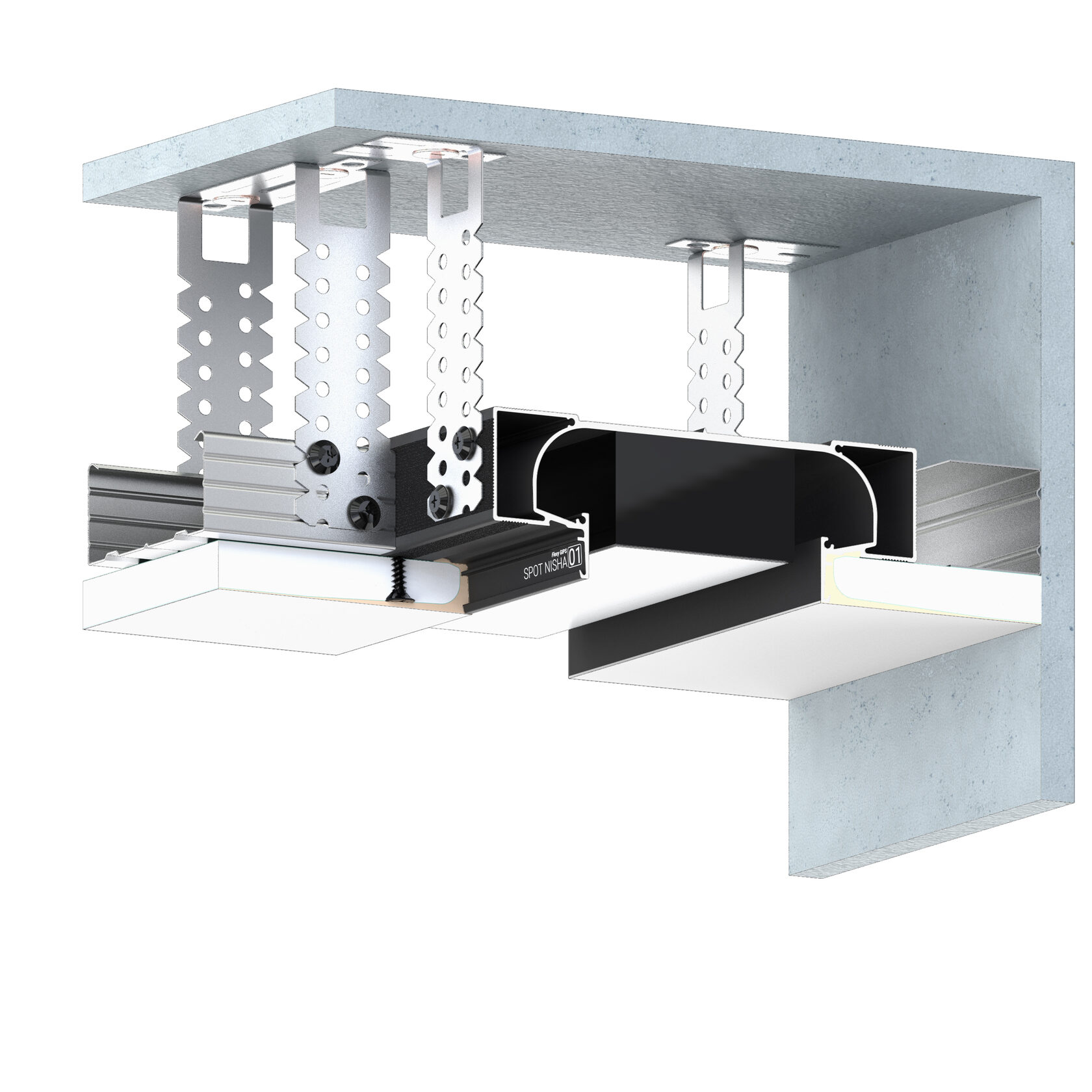 Профиль Flexy SPOT NISHA 01 для гипсокартона купить в Москве и России ...