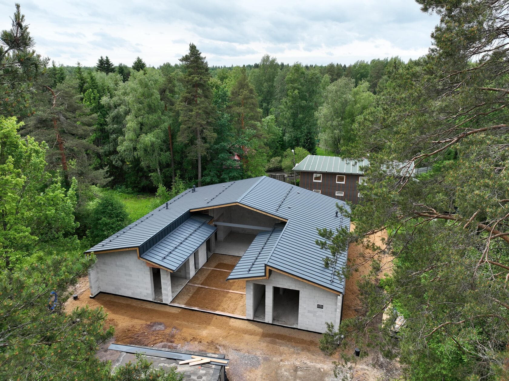 Лабинске быстровозводимый дом терраса