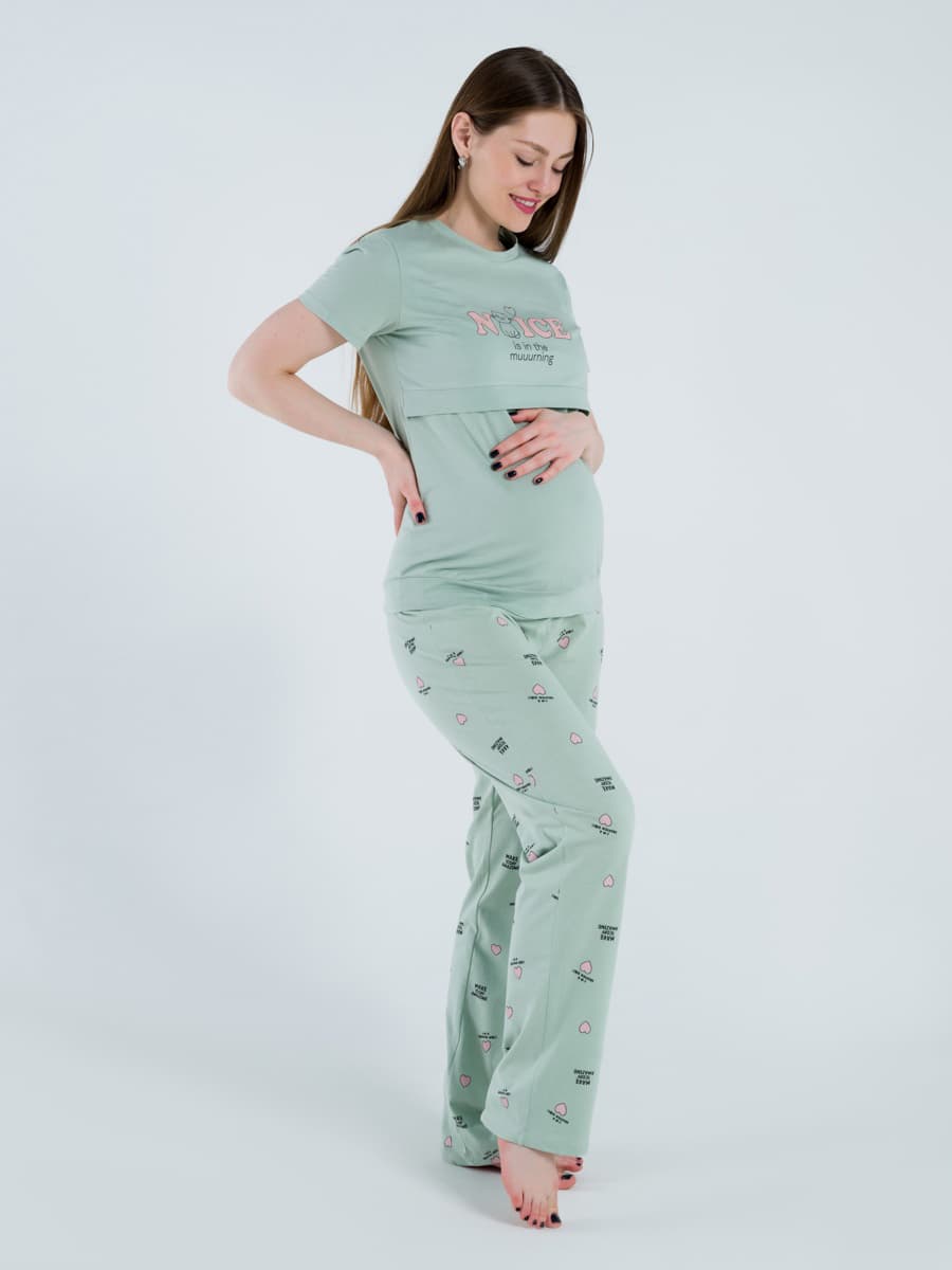 Пижама для беременных и кормления