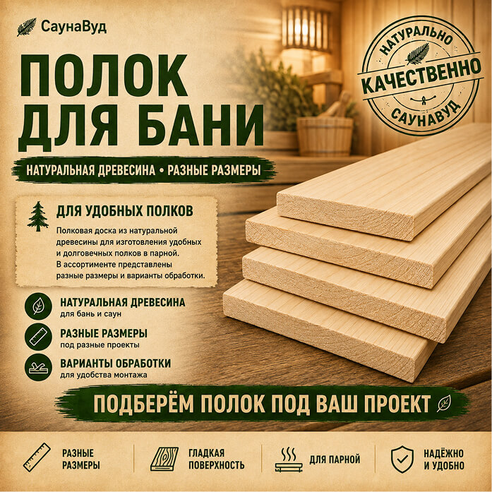 Полок для бани