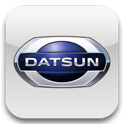 Значок datsun черный