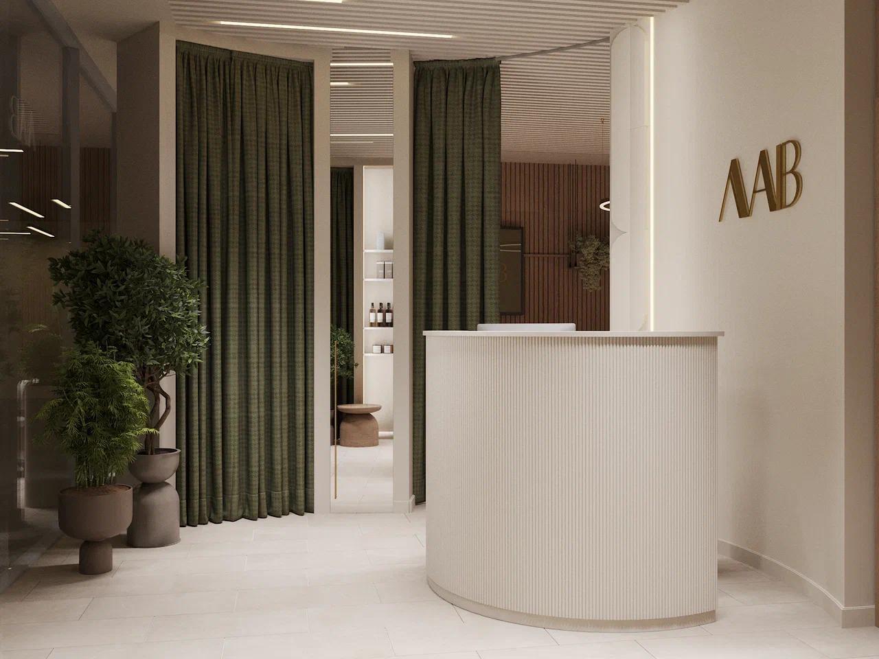 Пространство салона красоты ЛАВ