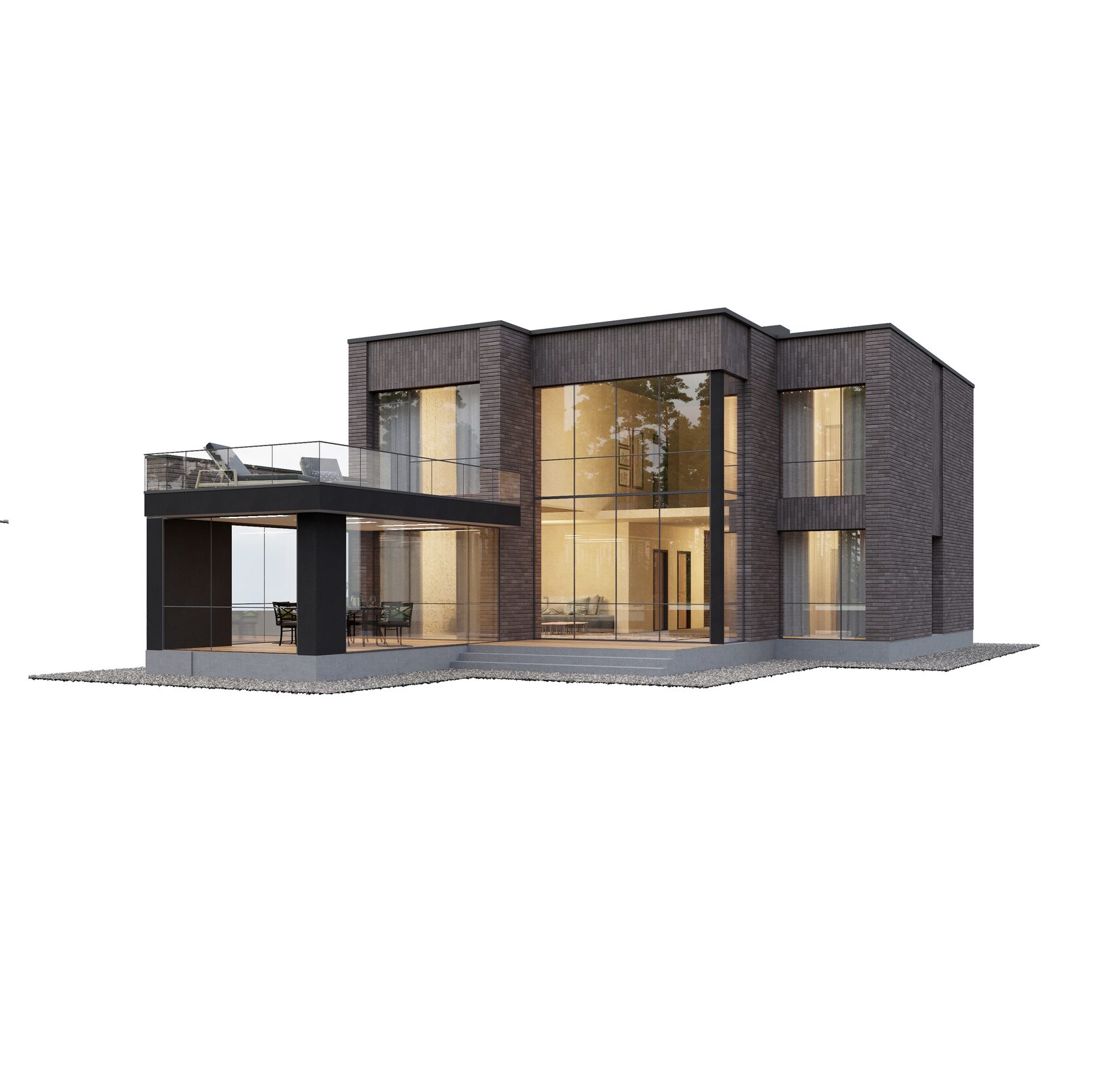 Разработанный проект "Репино парк 4" | Проект дома со вторым светом и ...