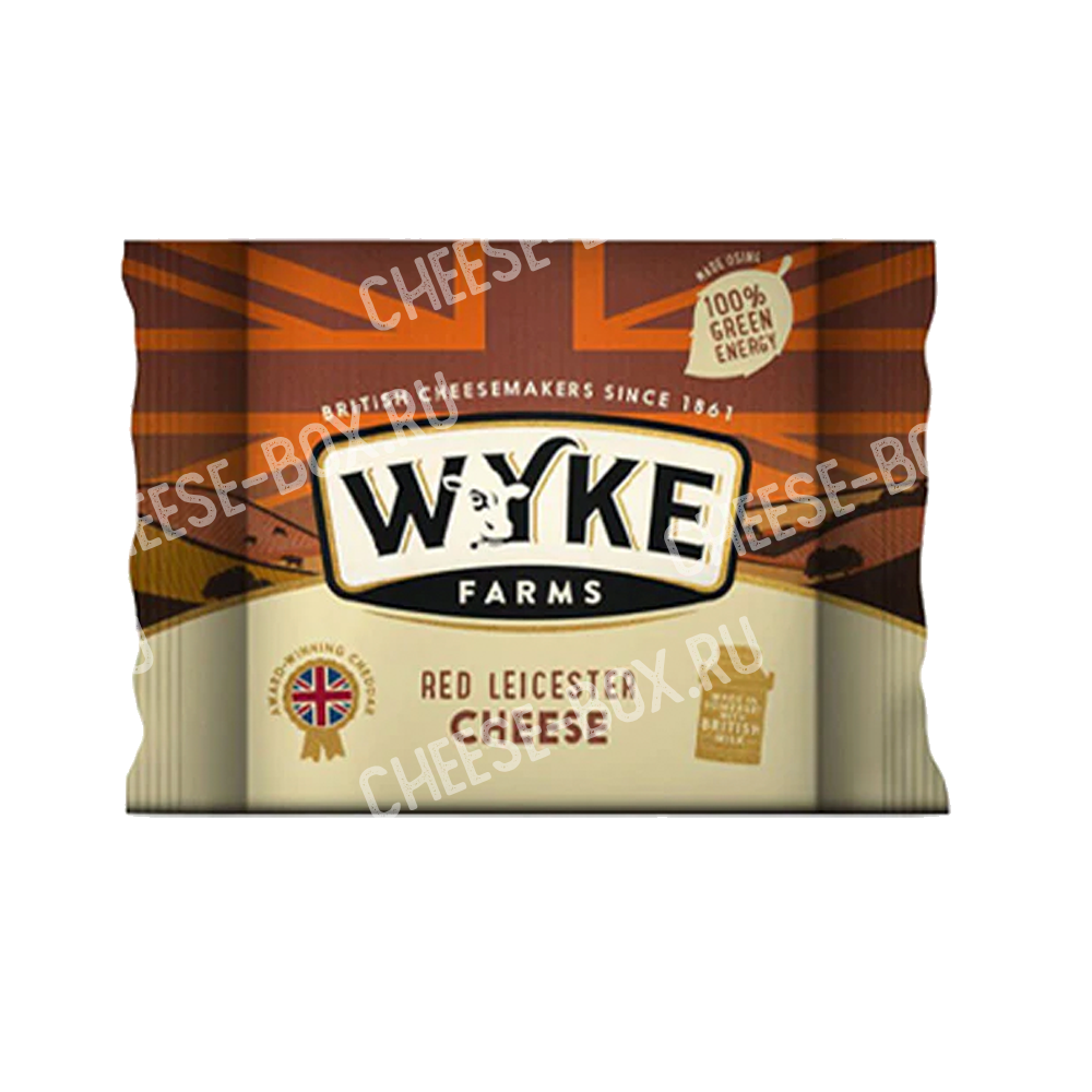 Твёрдый сыр Wyke Farms Red Leicester Cheddar cheese(Вайк Фармс Ред ...