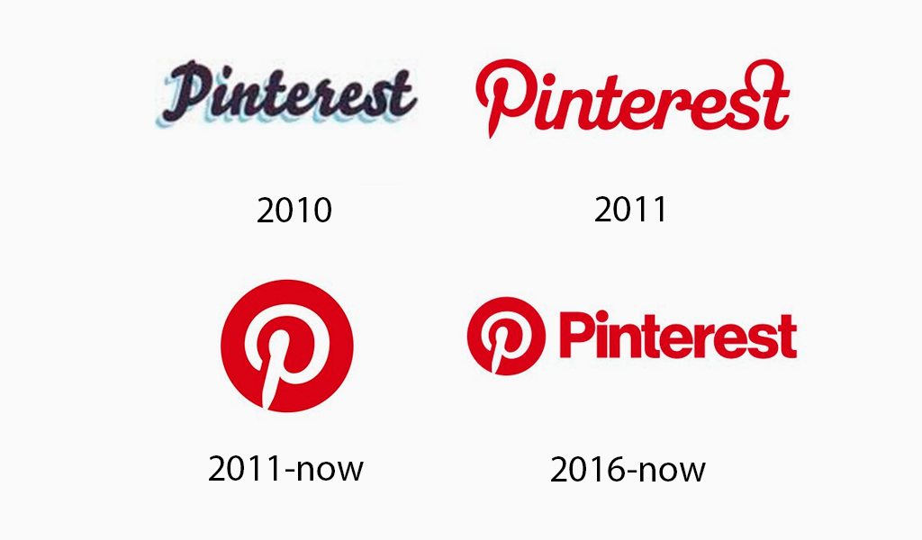 Эволюция визуальной идентичности Pinterest