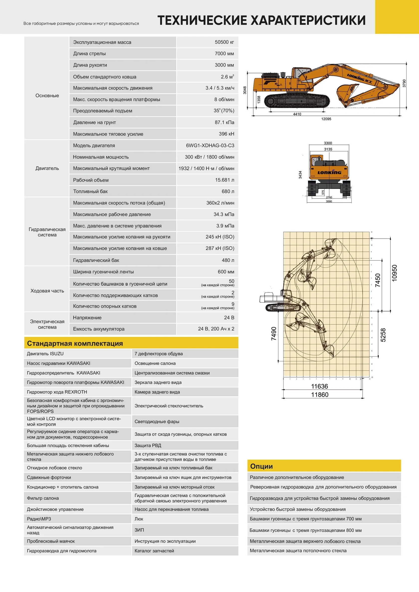 Гусеничный экскаватор LONKING CDM 6490
