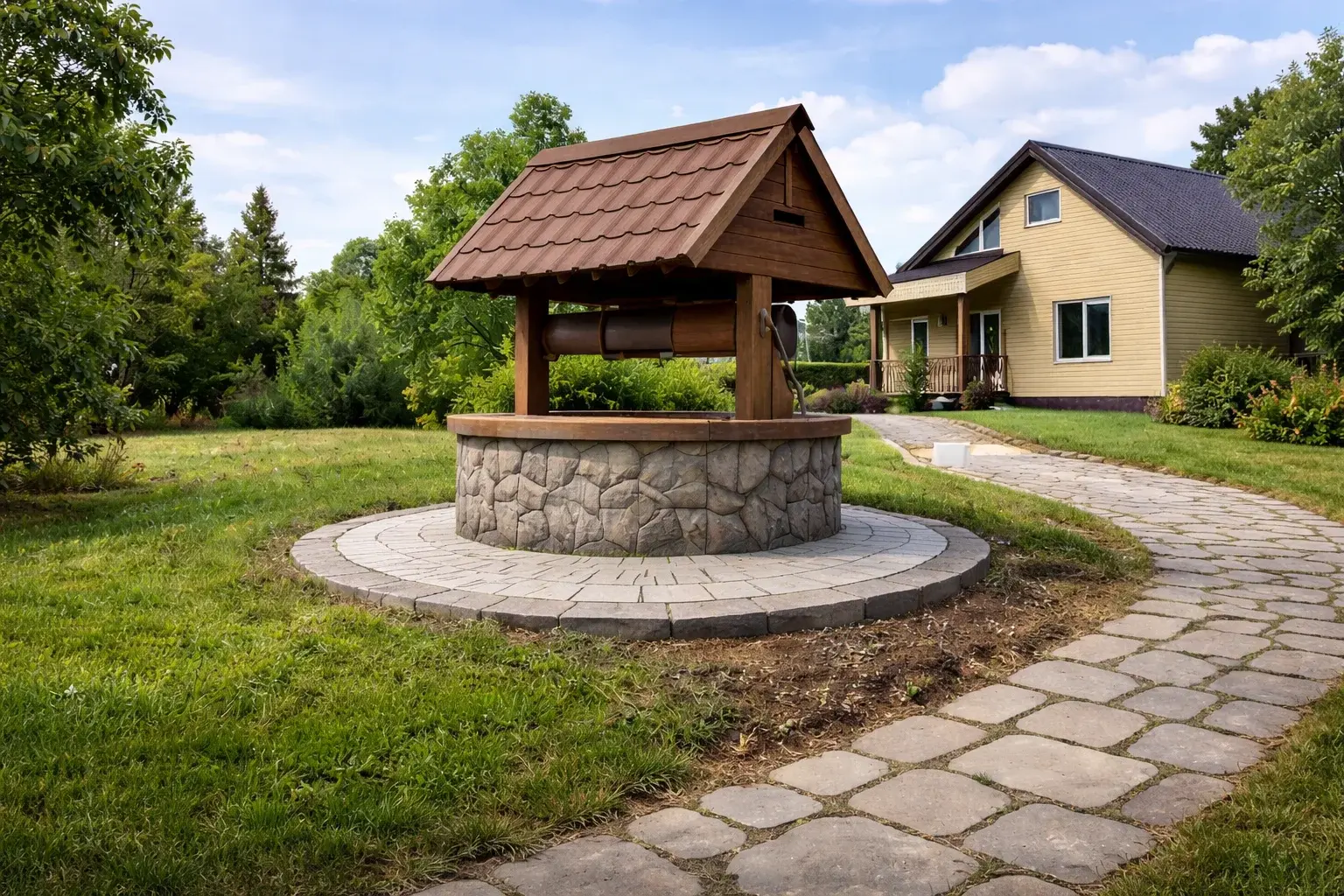 Колодец во дворе