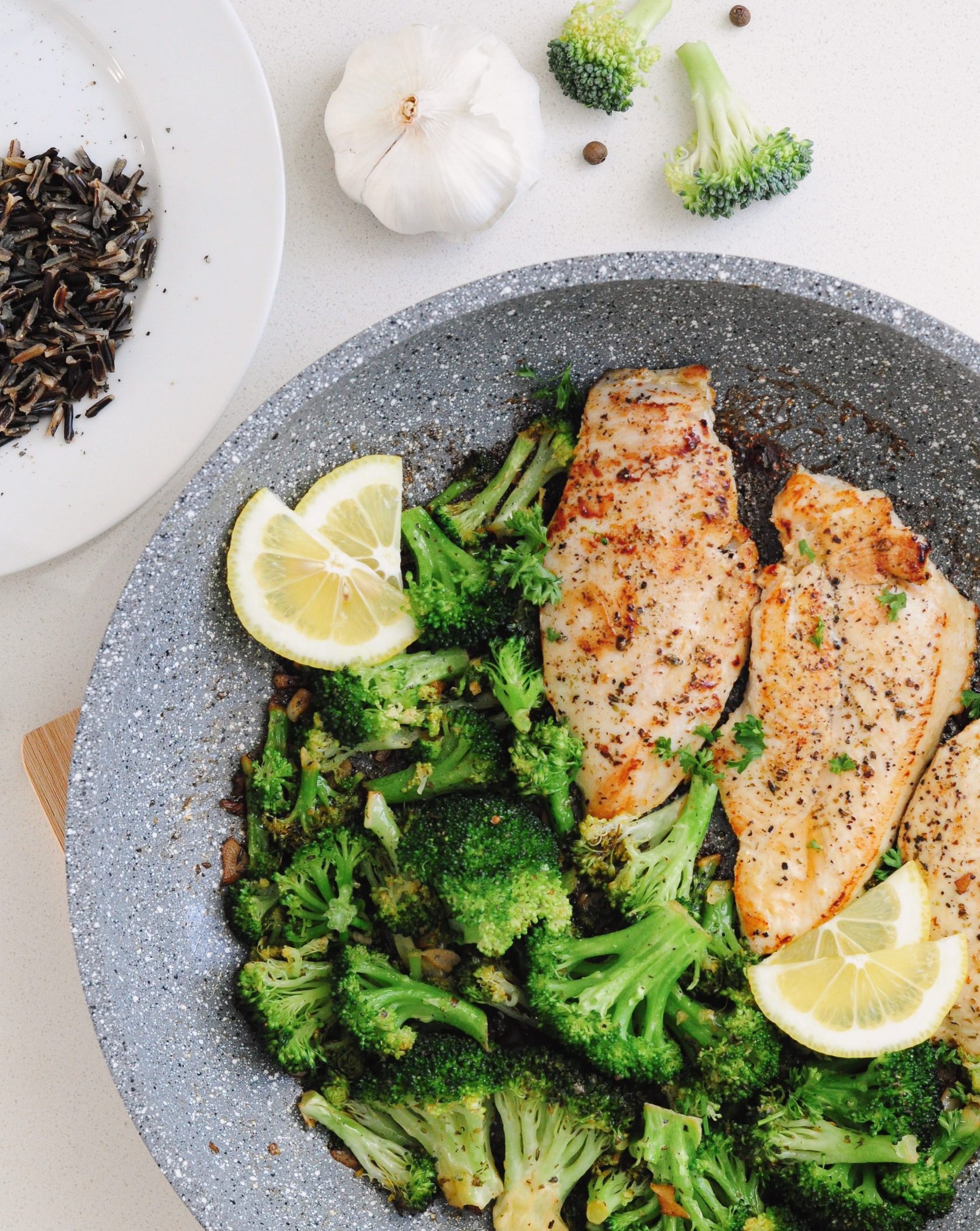 Garlic Butter Chicken and Broccoli