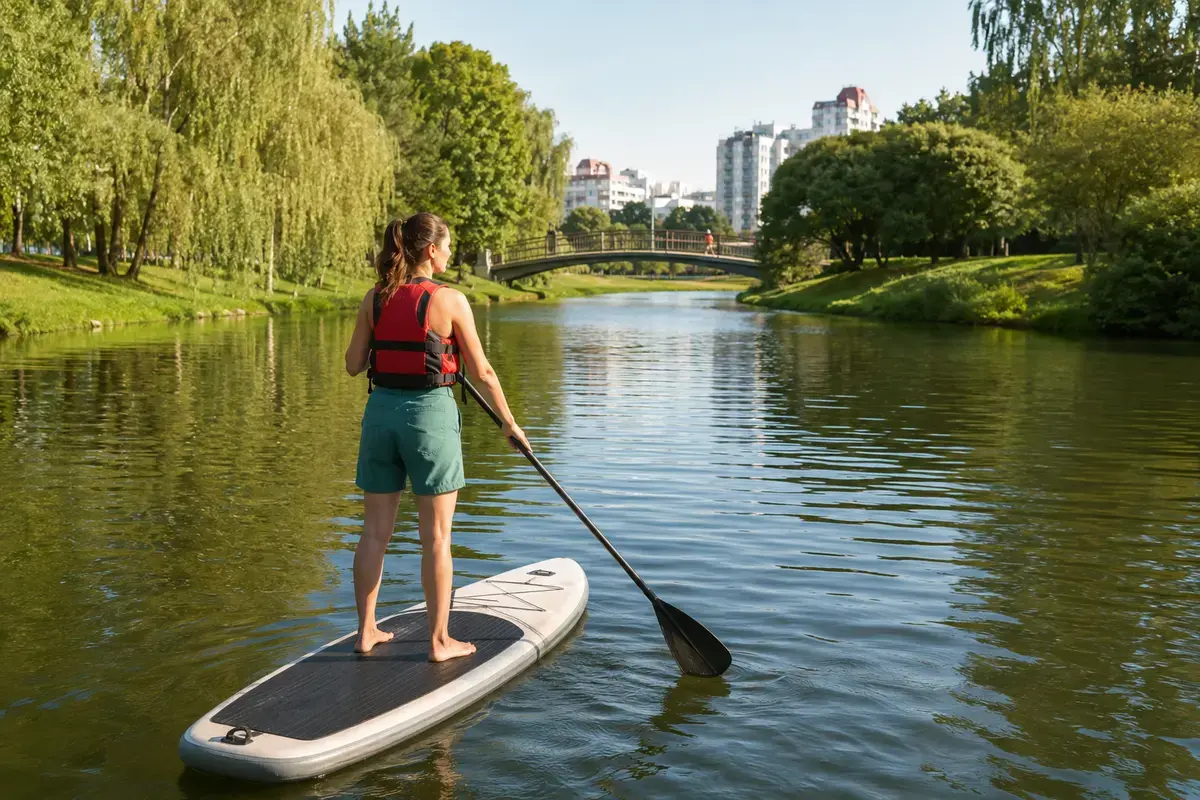 SUP-маршрут Денисовская — Чижовское водохранилище
