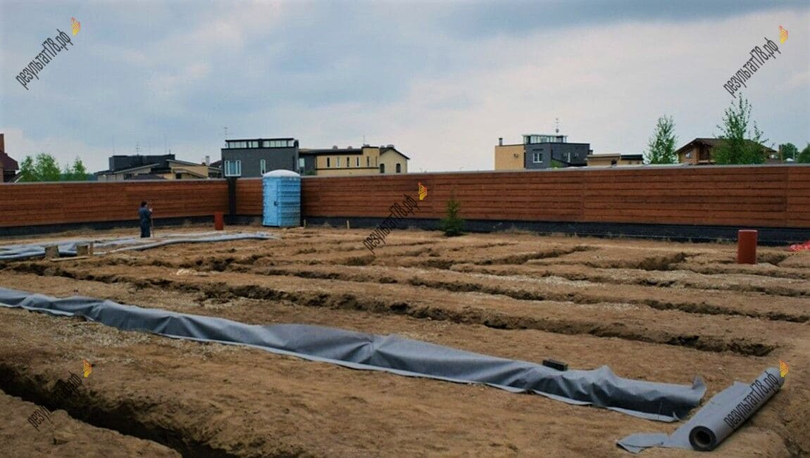 Дренаж участка под ключ в спб и ло от компании результат