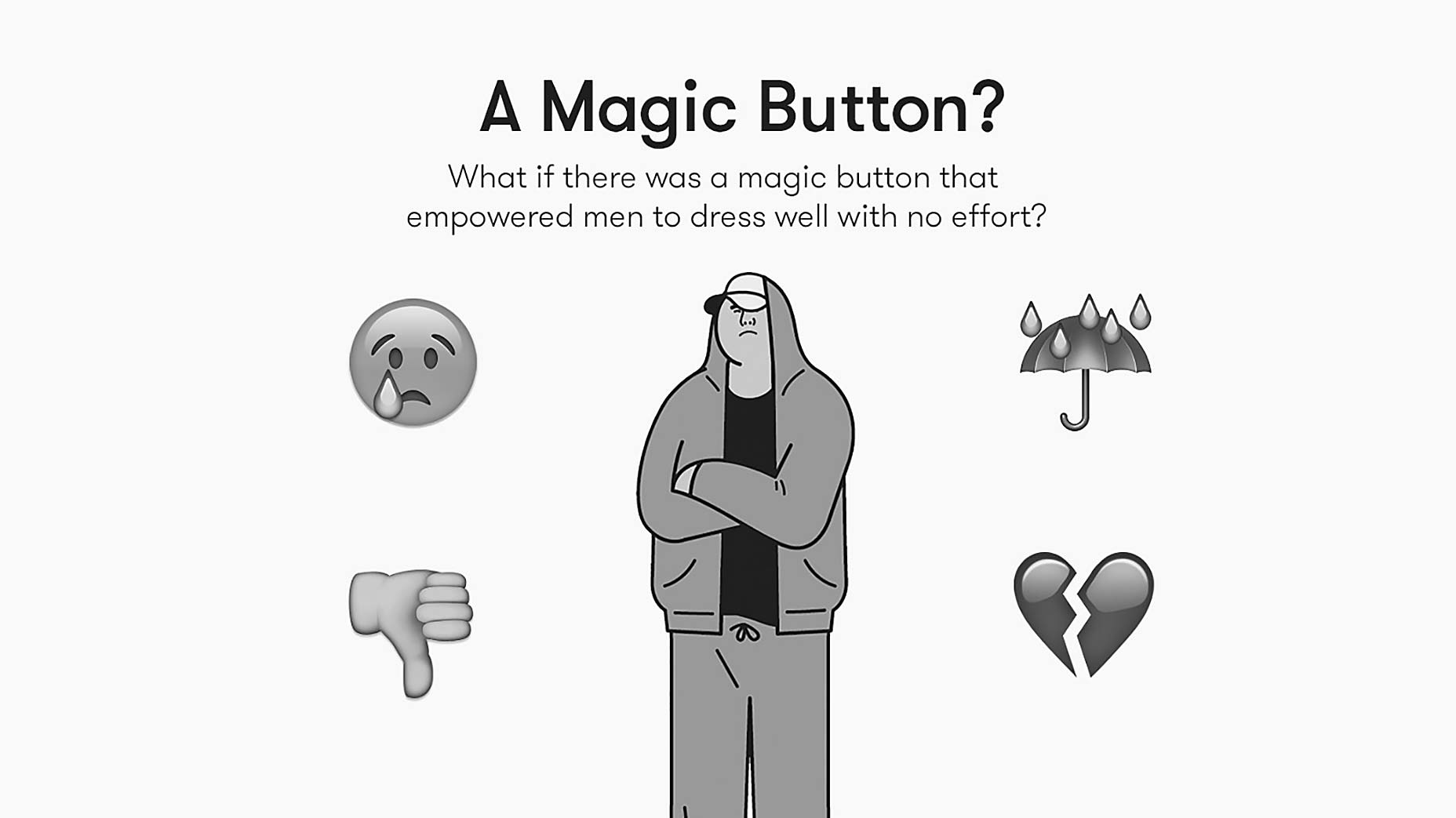 грустный персонаж проблема выбора эмоджи