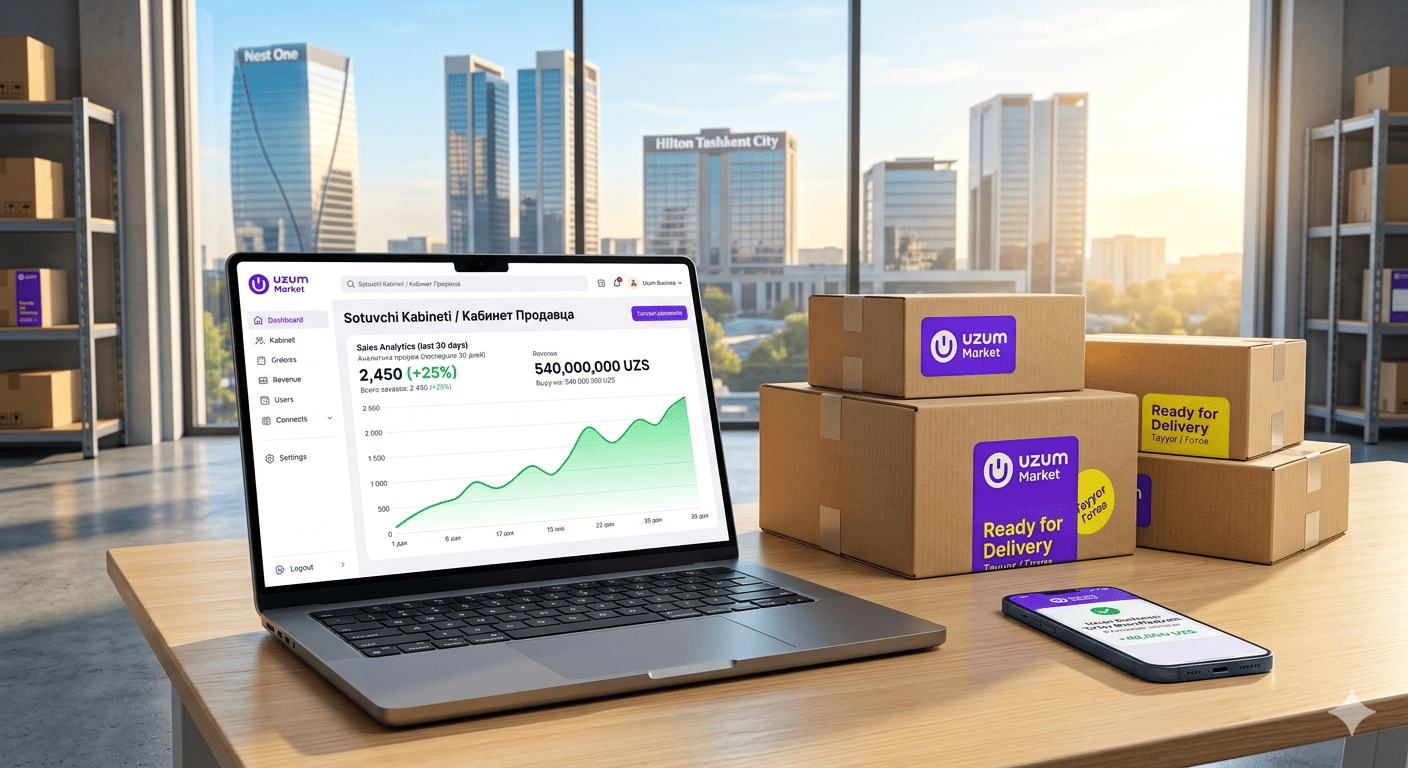 Как продавать на Uzum Market в 2026: регистрация, налоги и учет