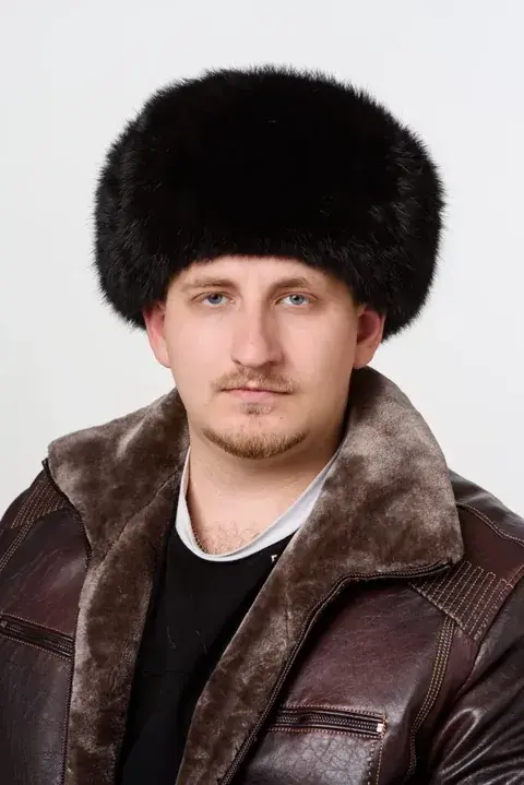 Ушанка из меха кролика