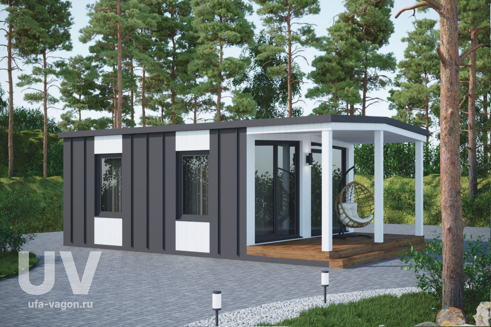 Приморско-Ахтарск модульные дома веранда