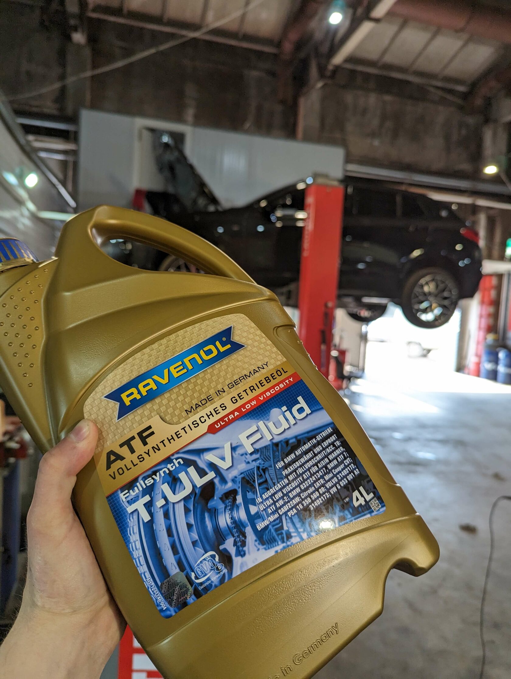Масло Ravenol T-ULV для АКПП Aisin