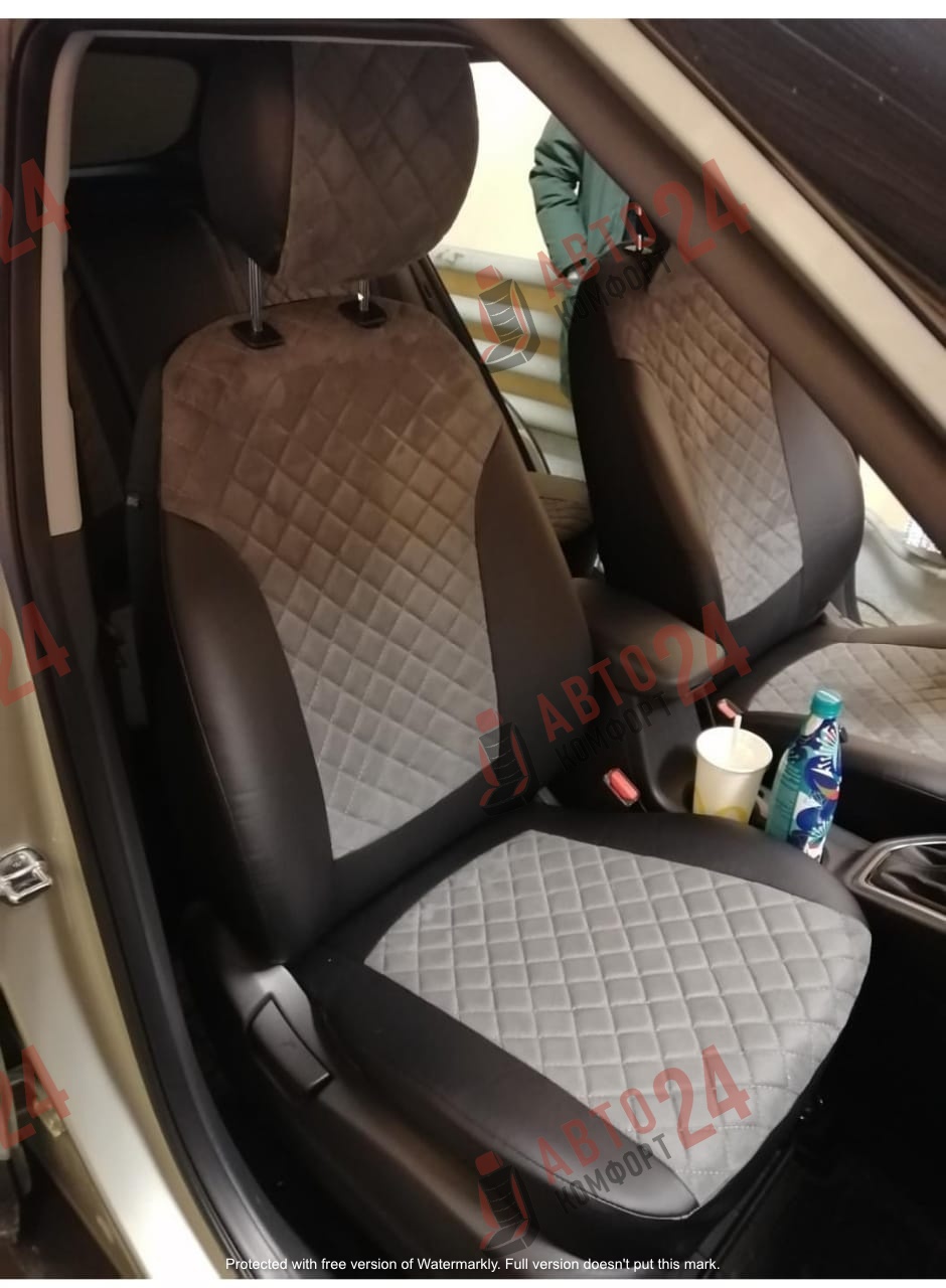 Чехлы На Крету С Синей Строчкой Купить