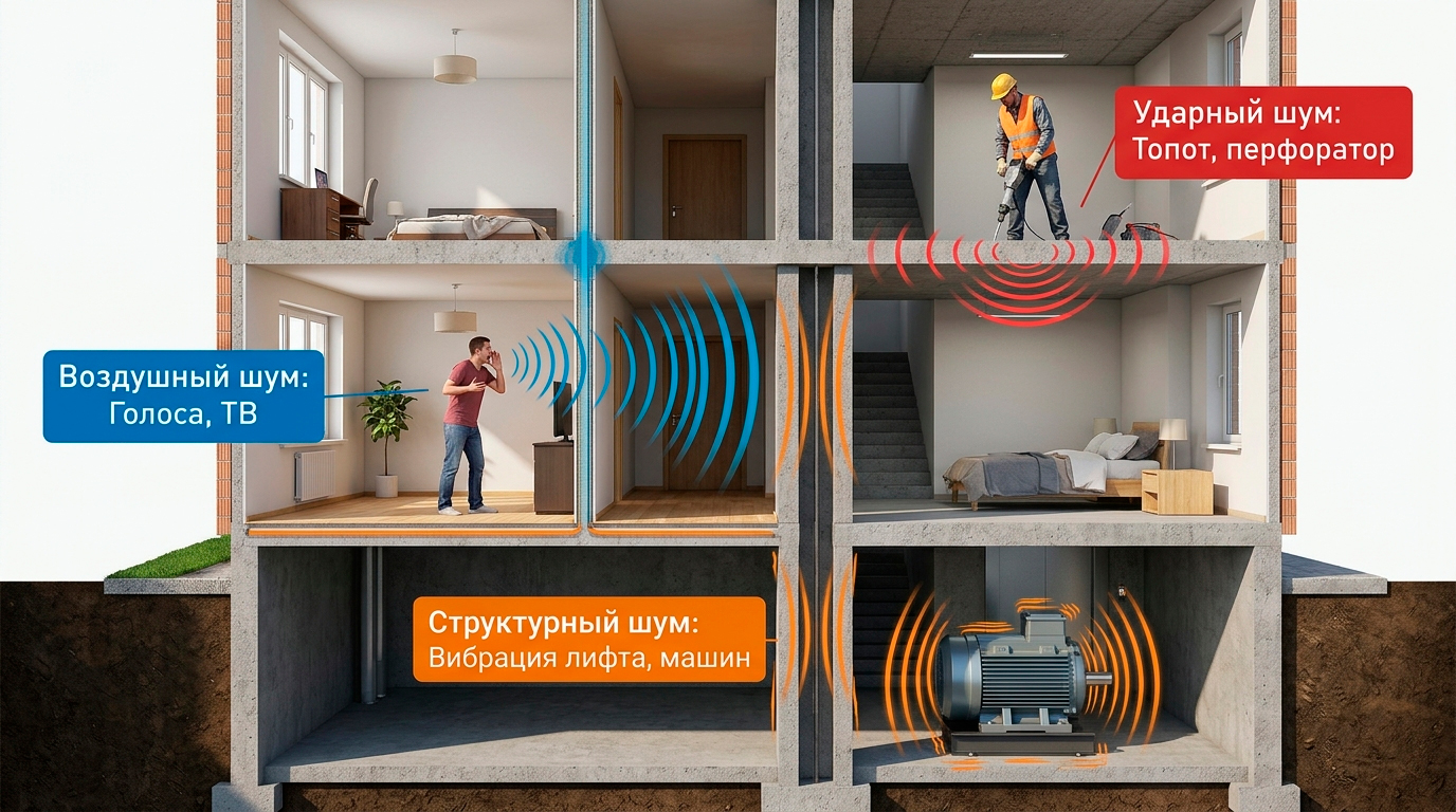 Типы шума: что именно вам мешает?