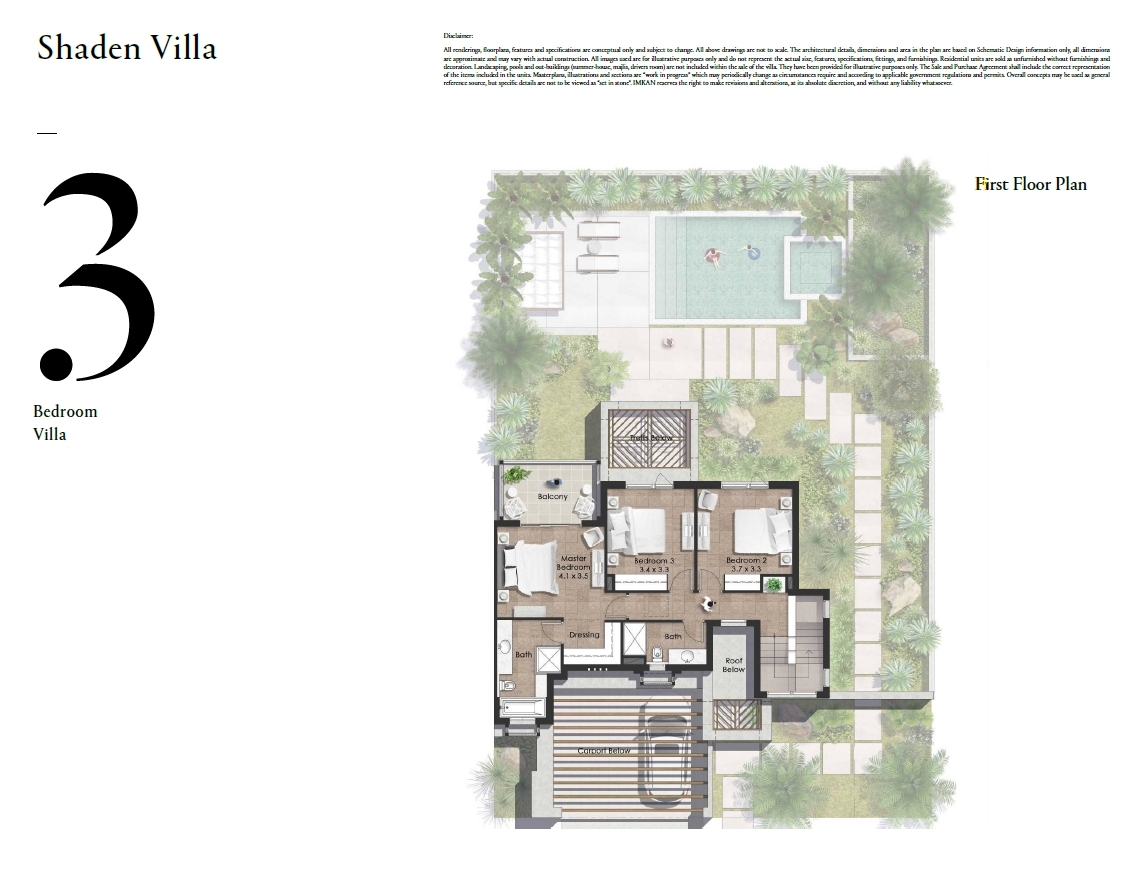 Imkan AL Jurf Villas Garden floor plans, payment plans