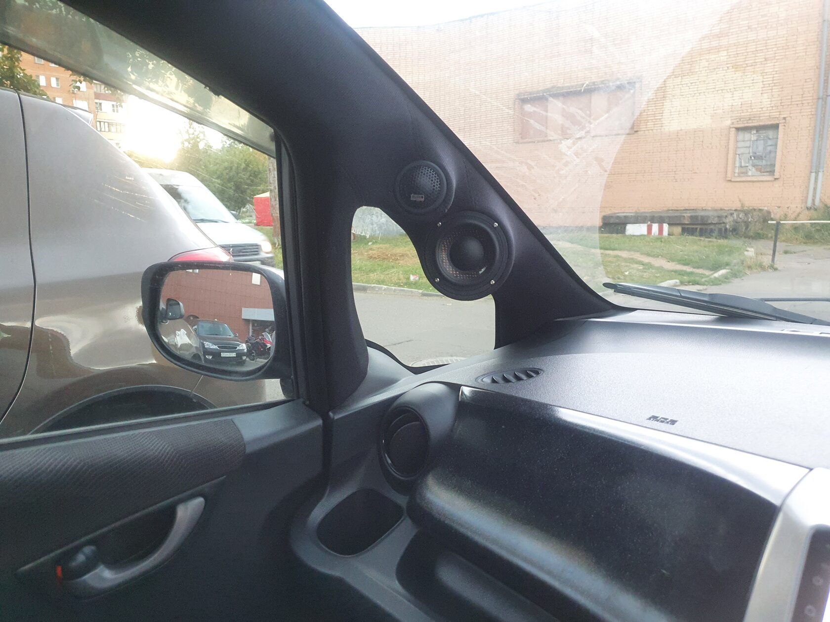 замена динамиков колонок акустики хонда фит джаз